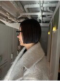 切りっぱなしボブ