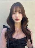☆シアーベージュ 韓国くびれヘア 顔まわりカット☆