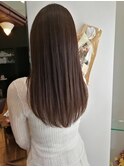 オフィス系愛されストレートロングヘアー