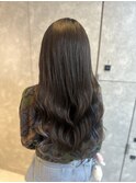 プルエクステ10代20代インナーカラーブルーシルバー大阪エクステ