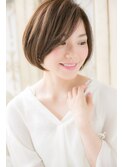 *CUORE松戸*…ひし形シルエット☆前下がりショートボブa