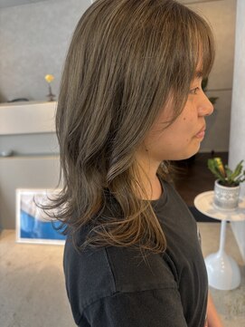 ナネヘアー(8. nane hair) オリーブブラウン