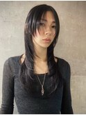 レイヤーカット/ウルフ/ホワイトブロンド/外ハネボブ/美髪
