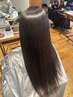 【極上ストレート】カット+縮毛矯正￥22220～