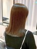 カット＋ブリーチなし透明感イルミナカラー　￥9700
