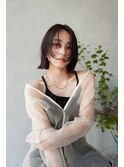 中目黒姫カットレイヤー髪質改善ブルーブラックブラウンベージュ