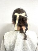 結婚式ヘアセットヘアアレンジパーティーヘアセット池袋韓国ヘア