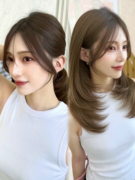 アフロートリノ(AFLOAT Leino) 結んでも上品な顔まわり　2way前髪