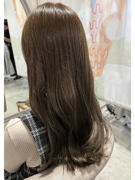 インスヘアー 梅田(INCE HAIR) オリーブグレージュカラー