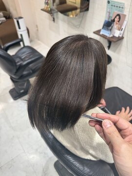 サロンドボーテキリコ(SALON DE BEAUTE KIRIKO) ショート × ネオメテオストレート