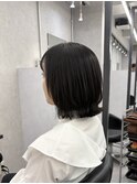 ミディアムレイヤーボブ/ゆるふわボブ/簡単スタイリング/町田
