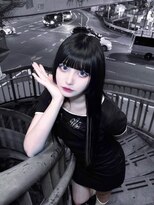 シックス バイ インク 渋谷(SIX by INK.)&nbsp;ダークブルー/デジタルパーマ/ワンホンレイヤー[渋谷]