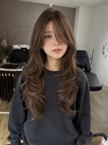 エトワ 中央店(etoi) 大分韓国かき上げレイヤーカット大人レイヤー顔まわりレイヤー