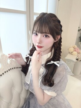 リルミー ミュエナ 大須 矢場町(Lilme myuena) ダークパープル/ナチュラルショート/ミルクブラウン/夏/名古屋