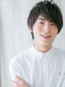 モッズヘアメン 札幌月寒店(mod's hair men) 20代30代斜めバング大人アッシュリクルート就活ヘアr札幌月寒