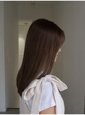 【酸性ストレート×オリーブベージュ】