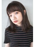 さらっとタイトストレート
