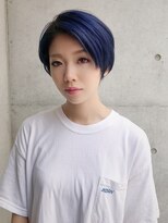 ヴィレッタ(VIRETTA)&nbsp;ネイビーブルー×ショートカット