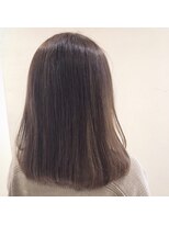 モードケイズ JR茨木improve店(MODE K's)&nbsp;とろみワンカールエアリー グレージュ ひし形シルエット