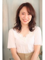 ソア 武蔵小杉(SOAR)&nbsp;毛先パーマネオウルフ小顔外ハネボブアッシュブラウン