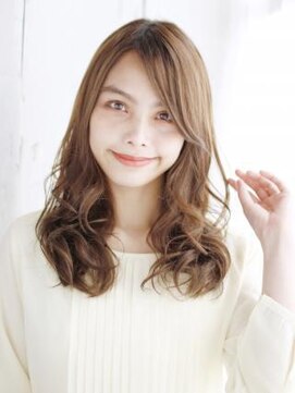 ナル 白山神社参道通り店(nalu) 長め前髪のセミウエットミックスカール