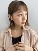 【GARDEN荒井夏海】ボブ×イヤリングカラー