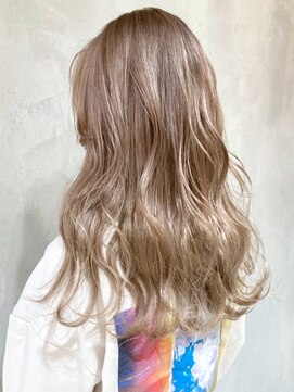 アルバム 渋谷パルコ(ALBUM) ホワイトミルクベージュ_セミウェットウェーブ_ba307171