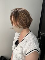 トレス(TRESS)&nbsp;癖毛風ショートボブ　夏ショート　ペールベージュ