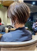 絶壁解消/ひし形/前下がり/大人ショートボブ/30代/40代★猪狩★
