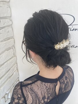 ヘアー ルセロ アット プリム(hair lucero @ prim) 低めシニヨンヘア♪