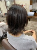 酸性ストレート×外ハネミディアム