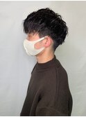 カット、ニュアンスパーマ