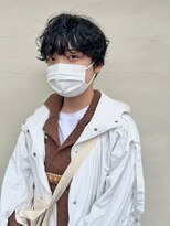 ロダット 横浜(LODAT by little) ミニマムショートくしゅパーマ黒髪【LODAT横浜】