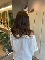 ブロッサム 東中野店 イメチェンシースルーバングオリーブベージュデジタルパーマ