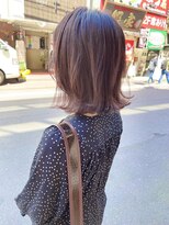 ネオリーブ チロル 横浜西口店(Neolive CiroL.)&nbsp;外はねボブ　縮毛矯正で作る地毛風ストレート