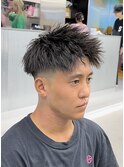 フェードカット ツイストパーマ
