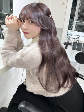 ランテルディ 渋谷(LANTERDIT) 【LANTERDIT】ラベンダーグレー/顔周り/小顔/前髪/Risa