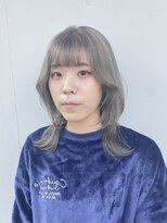 カリーナコークス 原宿 渋谷(Carina COKETH) グレー/インナーカラー/ダブルカラー/レイヤーカット/オージュア