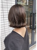 ぷつっと外はねボブ・ナチュラルブラウン