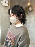 ウルフレイヤー ミディアムスパイラルくるくる くせ毛風