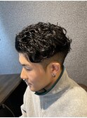 ビジネスパーマ かきあげパーマ
