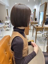 ネイロ 錦糸町(NeiRo)&nbsp;ハッシュカットフルバング似合わせカットレッドブラウン