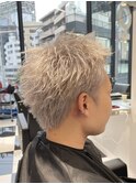 メンズスパイキーショートハイトーン