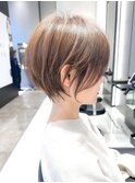 大人可愛い丸みショート/20代30代40代50代