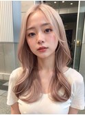 透明感カラー、くびれヘアー