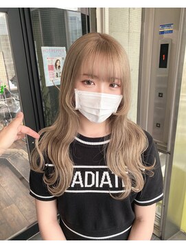 ガルボ ヘアー(garbo hair) ハイトーン大人可愛い20代30代40代