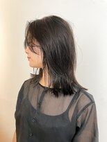 ムク(muku)&nbsp;コテは使わずに乾かしただけの束感レイヤーミディ