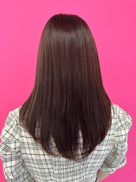 ロサ ファイブヘアー(Rosa..5Hair) ワンカラーでも可愛く！ボルドーブラウン！