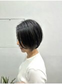 大人の黒髪ボブ