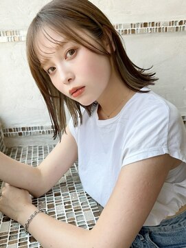 シルクレイ 新宿店(Silk-lei) 大人可愛い切りっぱなしボブ 20代30代40代◎ 新宿